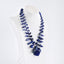 Nugget Lapis Lazuli Gemstone Loose Bead, 3 Strand, 15 Inch In Length, 9x6x3mm, 31x30x5mm, 70.7g