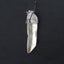 New! Natural Crystal Gemstone 925 Sterling Silver Angel Pendant, Angel Jewelry, 69x18x21mm, 24g