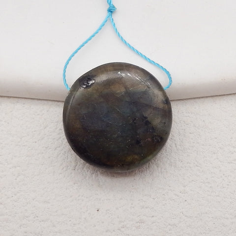 Hand Carved Labradorite Chimpanzee Gemstone Pendant,Gemstone for Jewelry Cabochon Making,20x8mm,5.6g