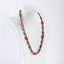 1 Strand 18.5-24 Inch Adjustable Natural Chrysocolla,Red Coral And Red Agate Gemstone Necklace,Best Gemstone Jewelry Gift,14x13mm,8x5mm,3x2mm, 38.4g