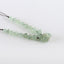 1 Strand 25.5 Inch Adjustable Natural Prehnite Gemstone Necklace, Unique Gemstone Necklace For Gift , 31x23x14mm, 7x7x8mm, 30.8g