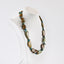 New Arrival! Raw Gemstone Necklaces, Natural Turquoise And Blue Opal Gemstone Necklaces, 20 inch, 34x20x5mm, 6x3mm, 69.3g