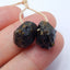 Natural Garnet Earring Beads 12x10x3mm, 1.4g