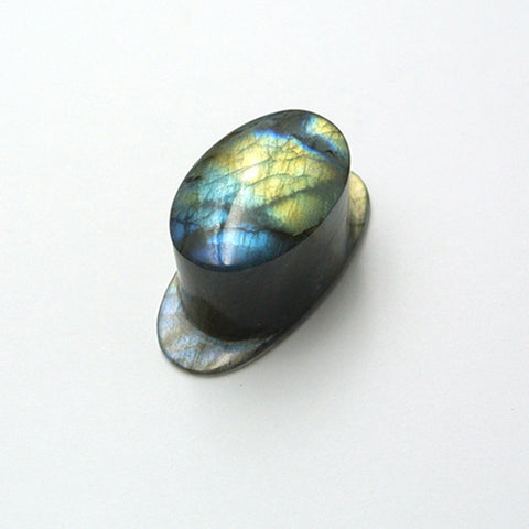 16mm Labradorite Labret Gemstone Body Jewelry