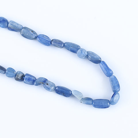 Natural Blue Kyanite Pendant Beads for Necklace 15.7 inches, 6*4mm, 11*7mm, 21g