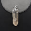 New! Natural Crystal Gemstone 925 Sterling Silver lizard Pendant, lizard Jewelry, 63x20x16mm, 23.7g