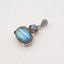 Silver Accessories! Natural Labradorite Gemstone With Silver 925 Pendant, Popular Gemstone Pendant , 27x20x10mm, 7.8g