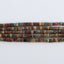 1 Strand 14-33 Inch Natural Multi-Color Picasso Jasper Gemstone Necklace,Adjustable Necklace, 8x6mm,3x3mm,127.7g