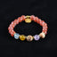 Handmade Natural Gemstone Unique Colorful Jewelry Gift Bracelet 17cm, 8mm, 16.9g