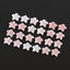 BITEFU 1Pair Carved Natural Pink Shell Flower , Queen Conch Shell Beads, Popular Pink Flower Beads, 1.2g