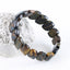 Natural Tiger's Eye Bracelet 16*12*6mm, 19cm length, 39g