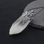 New! Natural Crystal Gemstone 925 Sterling Silver lizard Pendant, lizard Jewelry, 65x25x20mm, 41g