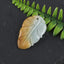 Natural Jadeite Jade Leaf Pendant, Drilled Gemstone Pendant,Gemstone Carving For Jewelry DIY Making Charm Gift Accessories,41×26×5mm,9.3g