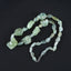 Natural Prehnite Pendant Beads for Necklace 22 inches, 11*8*6mm, 27*20*15mm, 111g