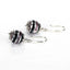 Cymophane Intarsia Round Earrings With 925 Sterling Silver Accessory 4.3g