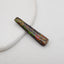 New! Natural Ammolite Gemstone Cabochon,Semi Precious Gemstones for Jewelry Making,36x8x4mm,2.4g