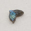 Natural Labradorite Carving Fish Tail Gemstone Cabochon,12x15x5mm,1.1g