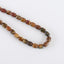 New Arrival! Hand-Woven, Natural Multi-Color Picasso Jasper Necklace, 17 Inch,12x10mm,55.1g