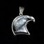 925 Sterling Silver Eagle Pendant 28x27x5mm, 8g