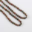 Natural Gemstone Multi-Color Picasso Jasper Round Beads Necklace,Loose Beads Necklace, 8x5mm,16 Inch, 24g