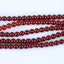 BITEFU 1 Strand Red Agate Round Shape Loose Beads ,DIY Accessories,Stone,Jewelry