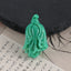 Hand Carved  AAA Grade Natural Chrysoprase Chinese Cabbage Gemstone Pendant Bead For Gemstone Jewelry Design ,Unique Gift,43×25×20mm,19.6g