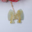 Natural Amazonite Carved Fish Earring Beads 35x19x5mm, 8.7g