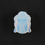 BITEFU Carved Natural Opalite Buddha Head Gemstone Pendant Bead, 12g