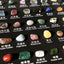 Gomggsale 100 kinds of natural mineral specimens, geological mineral stones, crystal raw stone ornaments