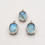 Silver Accessories! Natural Labradorite Gemstone With Silver 925 Pendant, Popular Gemstone Pendant, 21x14x8mm, 4.4g