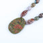 Natural Ocean Jasper Pendant Beads for Necklace 18.5 inches length, 120g