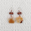 New Natural Red Agate Earrings,Drilled Stone Earring Pair, Gemstone For Jewelry DIY Making, 28×29×3mm, 5mm, 64x29x6mm,7.9g