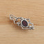 New Arrival!Handmade Jewelry Sterling Silver 925 Ruby Pendant,34×15×6mm,3.2g