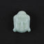 BITEFU Carved Natural Amazonite Buddha Head Gemstone Pendant Bead, 11g