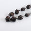 1 Strand 20.8 Inch Nugget (Rough Sides) Garnet Gemstone Beads Necklace, Best Gemstone Jewelry Gift, 28x28x25mm, 16x15x14mm, 245.5g