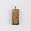 925 Sterling Silver Natural Picture Jasper Pendant, Popular Jewelry Gift,70x30x8mm, 27.3g