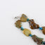 New Arrival! Raw Gemstone Necklaces, Natural Turquoise And Blue Opal Gemstone Necklaces, 20 Inch, 37x22x8mm, 6x4x1mm, 86.8g