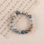 New Arrival! Natural Wave Jasper Bracelet Beads, Gemstone Jewelry Gift,17cm, 10mm,25.6g