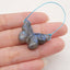 Hand Carved Labradorite Butterfly Gemstone Pendant,Gemstone for Jewelry Cabochon Making,18x25x7mm,5g