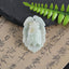 Natural Jadeite Jade Cicada Shape Pendant, Drilled Gemstone Pendant,Gemstone Carving For Jewelry DIY Making Charm Gift Accessories,41×25×6mm,8g