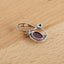 New Arrival!Handmade Jewelry Sterling Silver 925,Turquoise And Ruby Pendant,30×21×5mm, 2.9g