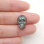 Natural Labradorite Carving Skull Gemstone Cabochon,16x10x7mm,1.9g