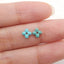 Natural Turquoise Four Leaf Clover Gemstone Earring Beads, Jewelry DIY Making, 5×2mm,,0.1g