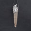 New! Natural Crystal Gemstone 925 Sterling Silver lizard Pendant, lizard Jewelry, 71x16x15mm, 16.6g