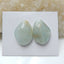 Natural Blue Aquamarine Earring Beads 19x14x5mm, 4.4g