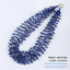 New Arrival! Natural Lapis Lazuli Necklace, Lapis LazuliBead Strands Handmade Gemstones,7 Strand, 22 Inch,5×4×1mm,15×7×3mm,85g