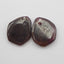 Natural Garnet Earring Beads 13x12x3mm, 2.4g