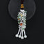 Leaf Shaped Beads Green Jade Car Charm Tassel Car Pendant