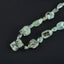 Natural Prehnite Pendant Beads for Necklace 22 inches, 11*8*6mm, 27*20*15mm, 111g