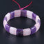 Natural Pink Quartz and Amethyst Bracelet 15*13*6mm, 21mm length, 38.5g